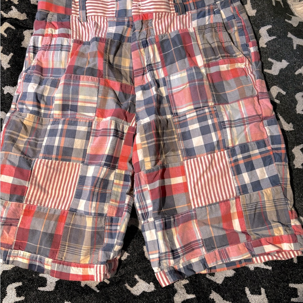 Boys Brooks Brothers Cotton Madras dress shorts size 16